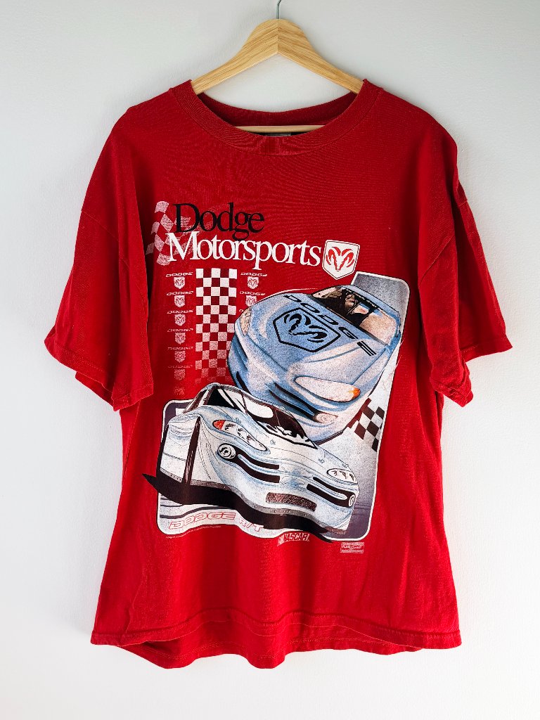 Dodge Motorsports Nascar Racing Tee  Xl  Vintage 2001